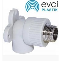 Коліно настінне PP-R Evci Plastik з НР 2012