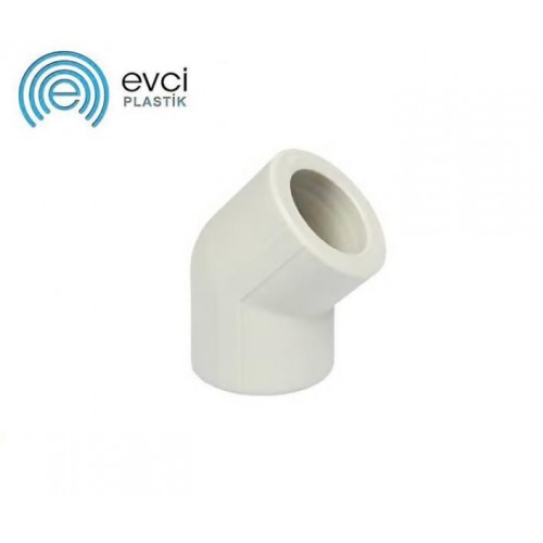 Коліно кут PP-R Evci Plastik 45 20 Коліно кут PP-R Evci Plastik 45 20