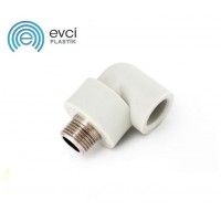 Коліно кут PP-R Evci Plastik з ЗР 2534