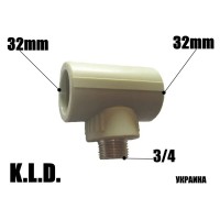 Трійник PPR KLD с ЗР 323432