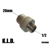 Муфта поліпропіленова ЗР 20x12 KLD
