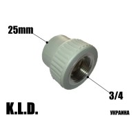 Муфта поліпропіленова ВР 25x34 KLD