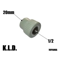 Муфта поліпропіленова ВР 20x12 KLD