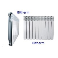 Біметалевий радіатор опалення BITHERM 50080 3 секції