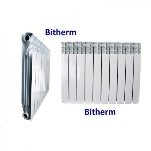 Біметалевий радіатор опалення BITHERM 50080 3 секції Біметалевий радіатор опалення BITHERM 50080 3 секції