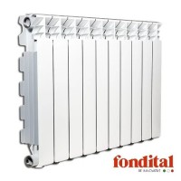 Біметалевий радіатор опалення Fondital Alustal 500100 14 секцій