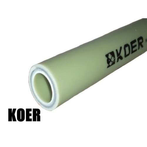 Труба PPR KOER Fiber БАЗАЛЬТ PN20 20x34 Труба PPR KOER Fiber БАЗАЛЬТ PN20 20x34