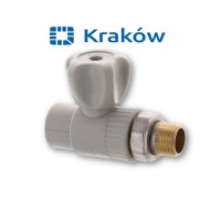 Радіаторний кран 20x12 Krakow прямий лат кул