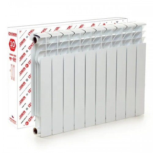 Біметалічний радіатор опалення Koer 500100 7 секцій Біметалічний радіатор опалення Koer 500100 7 секцій