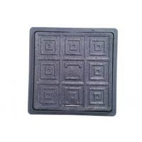 Люк Квадратний 300х300 чорний - Мпласт