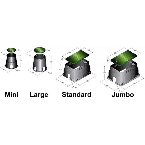 Прямокутний колодязь Standart Irritec Італія Прямокутний колодязь Standart Irritec Італія